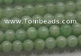 CBJ307 15.5 inches 4mm round A grade natural jade beads