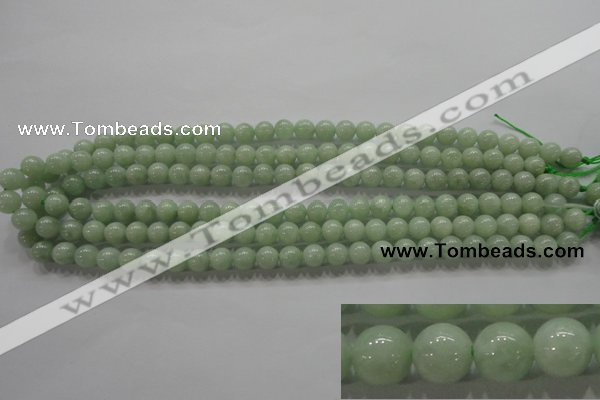 CBJ309 15.5 inches 8mm round A grade natural jade beads