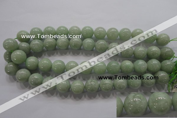 CBJ314 15.5 inches 16mm round A grade natural jade beads