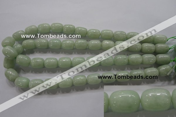 CBJ321 15.5 inches 12*16mm drum A grade natural jade beads