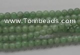 CBJ325 15.5 inches 4mm round AA grade natural jade beads