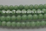 CBJ326 15.5 inches 6mm round AA grade natural jade beads