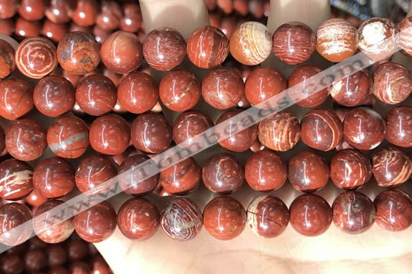 CBJ392 15.5 inches 10mm round brecciated jasper beads wholesale