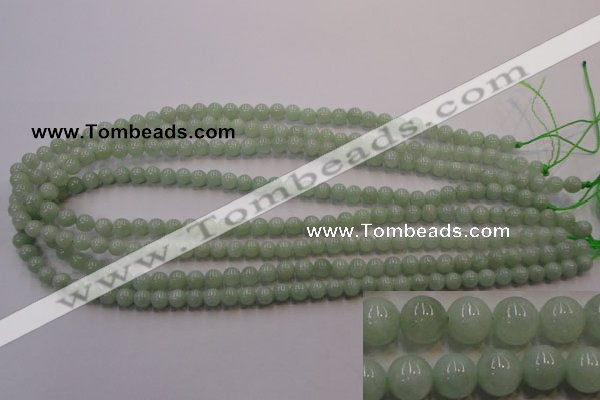 CBJ401 15.5 inches 6mm round natural jade beads wholesale