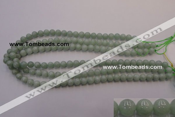 CBJ402 15.5 inches 8mm round natural jade beads wholesale