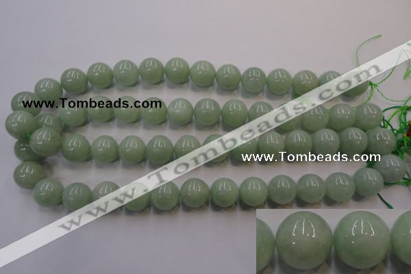 CBJ415 15.5 inches 14mm round natural jade beads wholesale