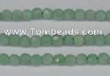 CBJ45 15.5 inches 3mm faceted round jade beads wholesale