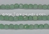 CBJ45 15.5 inches 3mm faceted round jade beads wholesale