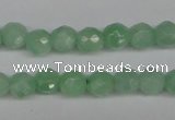 CBJ46 15.5 inches 4mm faceted round jade beads wholesale