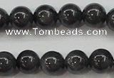 CBJ503 15.5 inches 8mm round black jade beads wholesale