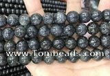 CBJ561 15.5 inches 12mm round black jade beads wholesale