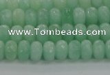 CBJ65 15.5 inches 5*8mm faceted rondelle jade gemstone beads