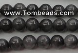 CBJ650 15.5 inches 6mm round black jade beads wholesale