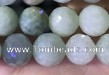 CBJ666 15.5 inches 6mm faceted round jade beads wholesale