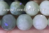 CBJ667 15.5 inches 8mm faceted round jade beads wholesale