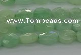 CBJ67 15.5 inches 6*8mm faceted oval jade gemstone beads