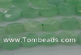 CBJ70 15.5 inches 7*9mm faceted rectangle jade gemstone beads