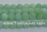 CBJ80 15.5 inches 4mm round matte jade gemstone beads wholesale