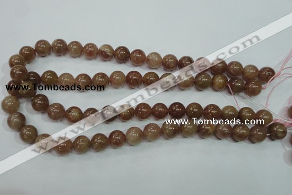 CBQ204 15.5 inches 12mm round strawberry quartz beads wholesale