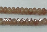 CBQ220 15.5 inches 5*8mm rondelle strawberry quartz beads