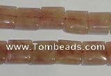 CBQ29 15.5 inches 12*12mm square strawberry quartz beads wholesale