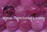 CBQ403 15 inches 10mm round natural strawberry quartz beads