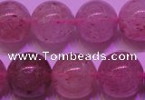 CBQ404 15 inches 12mm round natural strawberry quartz beads