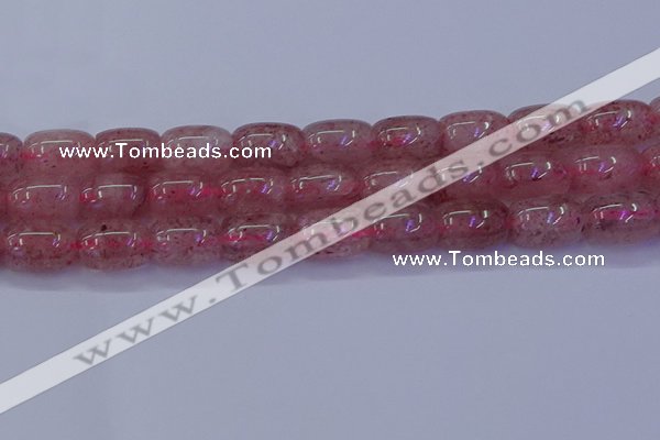 CBQ450 15.5 inches 15*20mm drum strawberry quartz beads