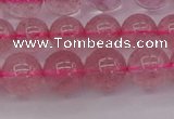 CBQ483 15.5 inches 10mm round strawberry quartz beads wholesale