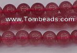 CBQ486 15.5 inches 6mm round strawberry quartz beads wholesale