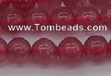 CBQ488 15.5 inches 10mm round strawberry quartz beads wholesale