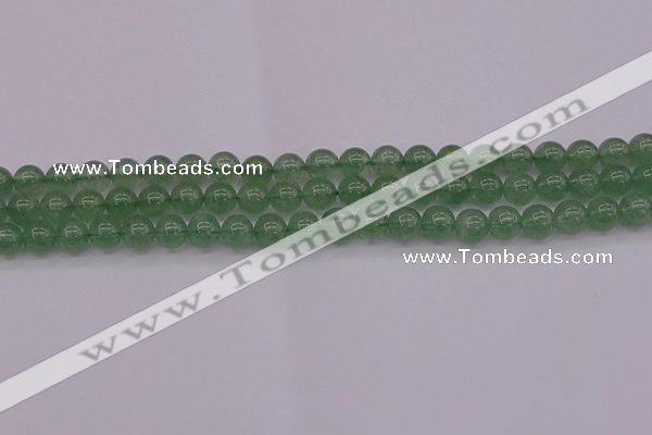 CBQ491 15.5 inches 6mm round green strawberry quartz beads