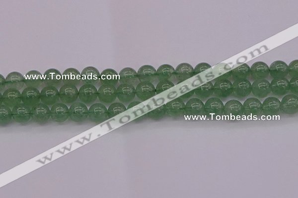 CBQ493 15.5 inches 10mm round green strawberry quartz beads