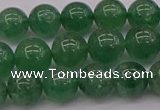 CBQ497 15.5 inches 8mm round green strawberry quartz beads