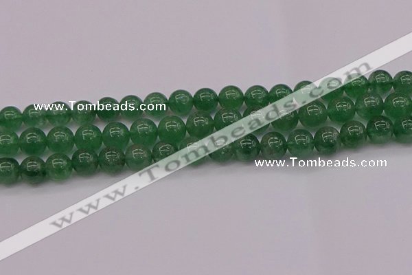 CBQ498 15.5 inches 10mm round green strawberry quartz beads