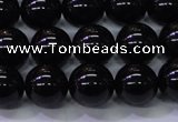 CBQ503 15.5 inches 10mm round natural black quartz beads