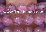 CBQ551 15.5 inches 6mm round strawberry quartz beads wholesale