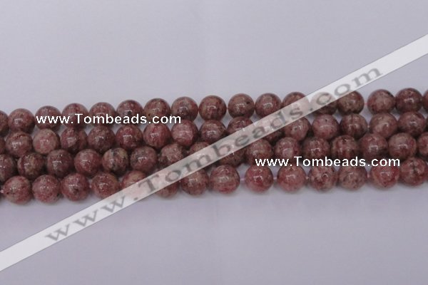 CBQ604 15.5 inches 12mm round natural strawberry quartz beads