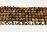 CBQ736 15.5 inches 6mm round red moss agate beads wholesale