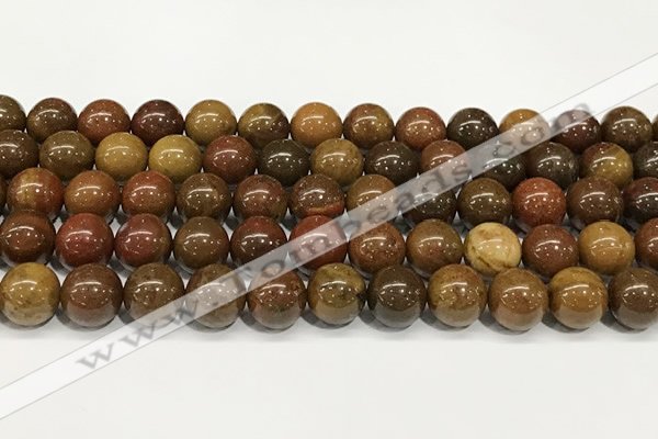 CBQ738 15.5 inches 10mm round red moss agate beads wholesale