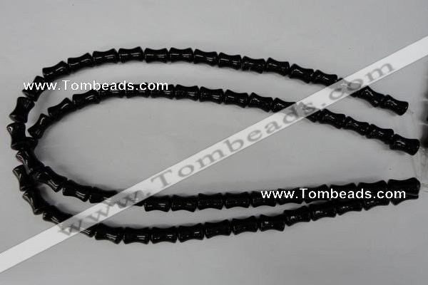 CBS210 15.5 inches 8*12mm bone blackstone beads wholesale