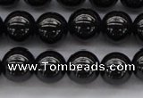 CBS501 15.5 inches 8mm round A grade black spinel beads