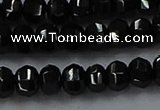 CBS529 15.5 inches 3*5mm lantern-shaped natural black spinel beads