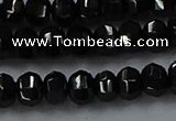 CBS529 15.5 inches 3*5mm lantern-shaped natural black spinel beads