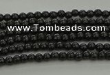 CBS538 15.5 inches 2mm round black spinel beads wholesale