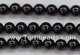 CBS551 15.5 inches 6mm round AA grade black spinel beads