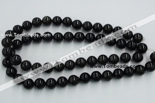 CBT03 16 inches 14mm round natural biotite beads wholesale