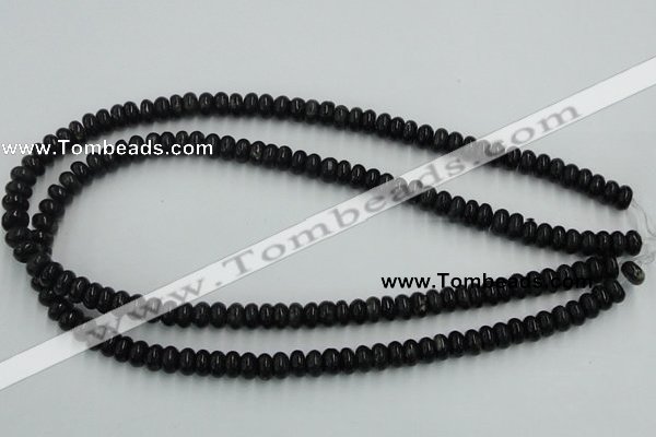 CBT04 16 inches 4*8mm rondelle natural biotite beads wholesale