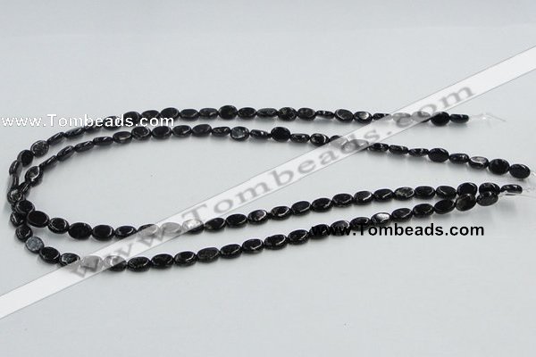 CBT08 16 inches 6*8mm oval natural biotite beads wholesale