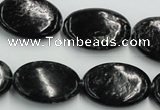 CBT10 16 inches 18*25mm oval natural biotite beads wholesale